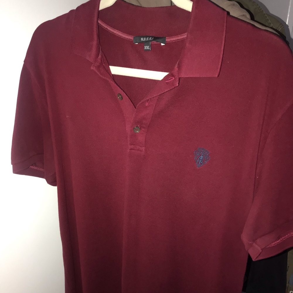 Gucci polo shirt barley work size XXL runs small